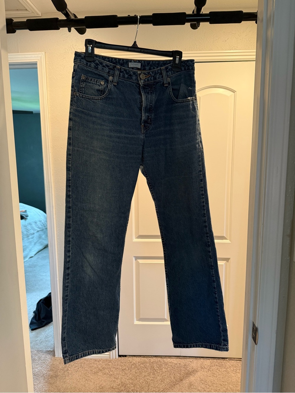 Women’s Halogen Dark Blue Straight-Leg Jeans